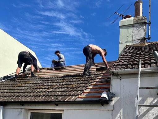 Hethersett Roofing Services 15 This is a photo of a roof being repaired in Hethersett. Installation carried out by Hethersett Roofing Services