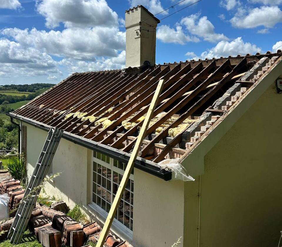 Hethersett Roofing Services 8 This is a photo of a roof being repaired in Hethersett. Installation carried out by Hethersett Roofing Services