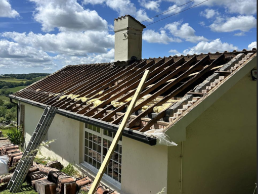 Hethersett Roofing Services 82 This is a photo of a roof being repaired in Hethersett. Installation carried out by Hethersett Roofing Services